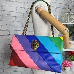 Kurt Geiger Multicolor Striped Crossbody Bag